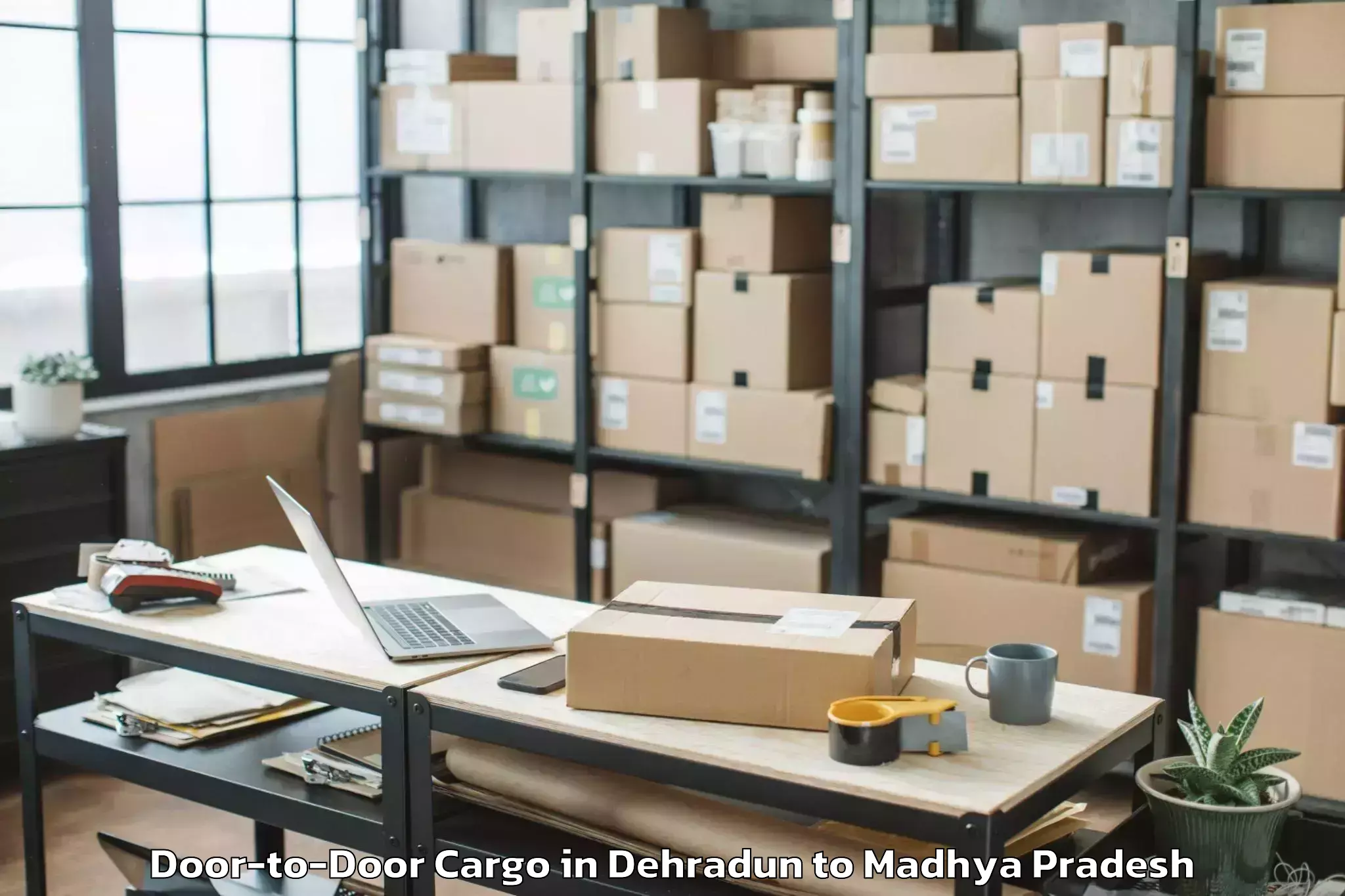 Easy Dehradun to Nagod Door To Door Cargo Booking